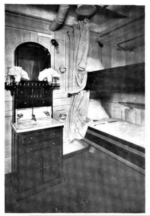 Stateroom Showing Forced Ventilation - SS Minnesota
