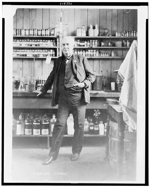 Thomas A. Edison In His Laboratory - c1911