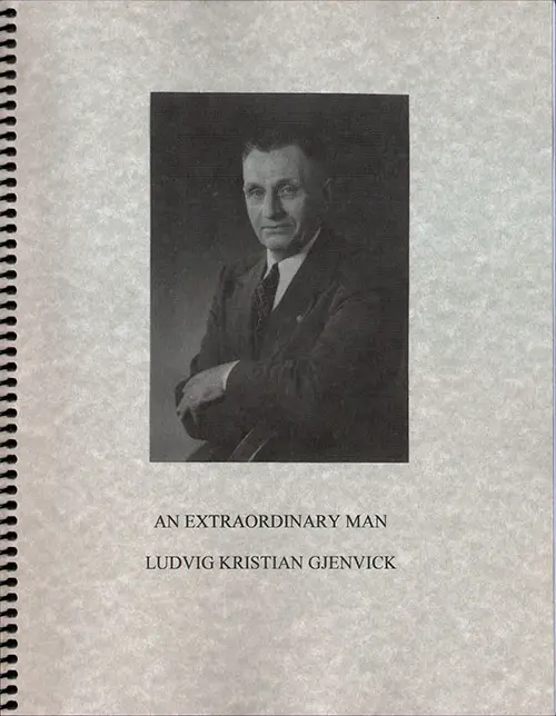 Front Cover - An Extraordinary Man: Ludvig Kristian Gjenvick