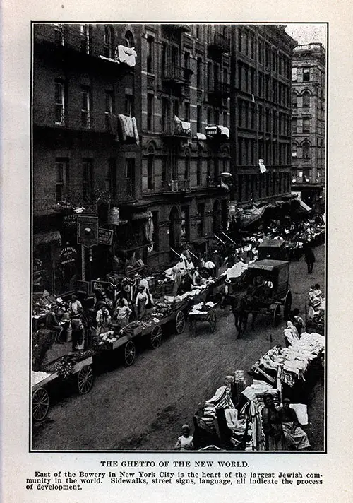 The Jewish Ghetto Of East Of Bowery In NewYork
