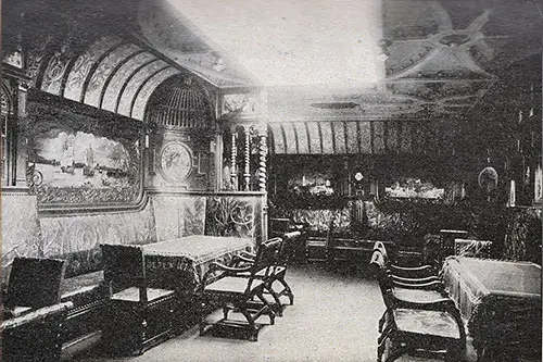 Smoking Room, First Cabin - SS Kaiser Wilhelm der Grosse