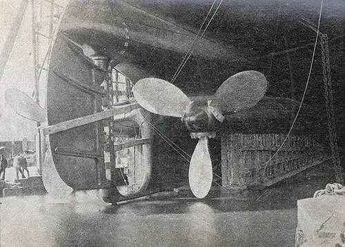Screws Propeller of the SS Kaiser Wilhelm der Grosse