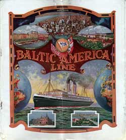 Baltic America Line 1912 Brochure