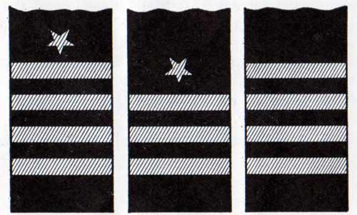 Sleeve Stripes - Commander, Chief Officer and Chief Engineer