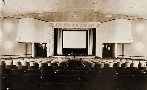 First Class Theatre on the RMS Queen Elizabeth.