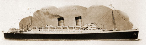 RMS Mauretania II of the Cunard Line.