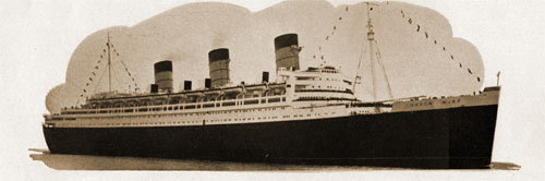 RMS Queen Mary of the Cunard Line.