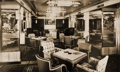 First Class Smoking Room on the MV Britannic.