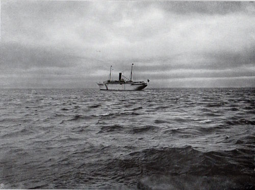 Photo 019: Exterior view of the SS Meteor On the High Seas