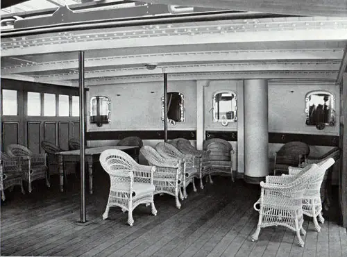 Photo 020: On the Promenade Deck of the SS Meteor