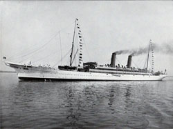 SS Oceana Side View.