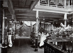 Photo 016: Part of the Upper Dining Hall on the SS Oceana