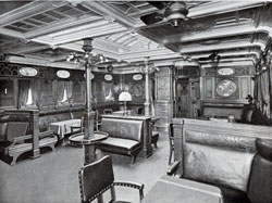 Photo 009: Smoking Room on the SS Prinzessin Victoria Luise
