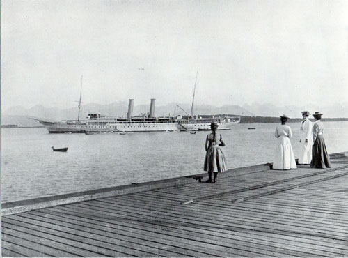 The SS Prinzessin Victoria Luise at Molde Norway.
