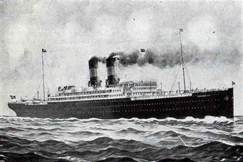 The SS Frederik VIII of the Scandinavian-American Line