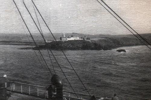 View of Roches Point Light Near Cobh (Queenstown) circa 1938.