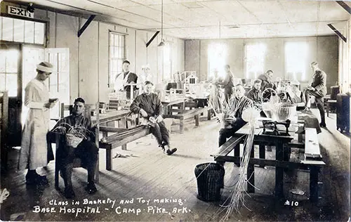 Basketry and Toy Making Class at Camp Pike