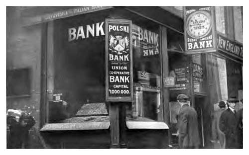 Polish Immigrant Bank in Boston