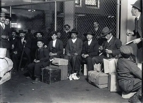 Immigrants Arriving at Ellis Island