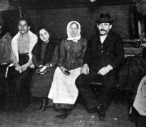 Detained Hungarian Immigrants at Ellis Island
