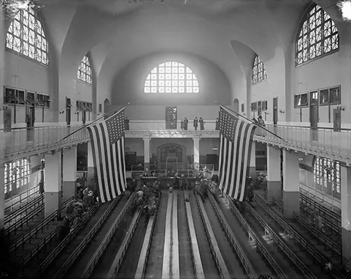 Inspection Room at Ellis Island