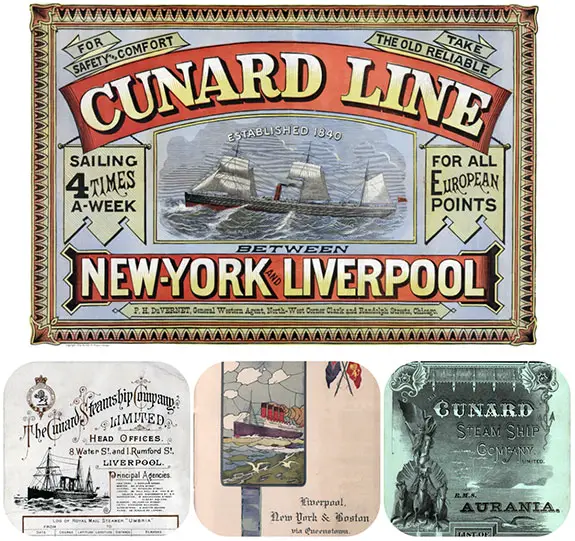 Passenger Lists of the Cunard Line