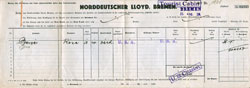 Passenger Manifest - Fahrkarte - Front View