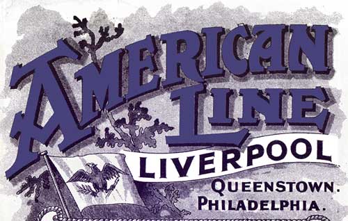 Passenger Lists - American Line - Available at the Archives