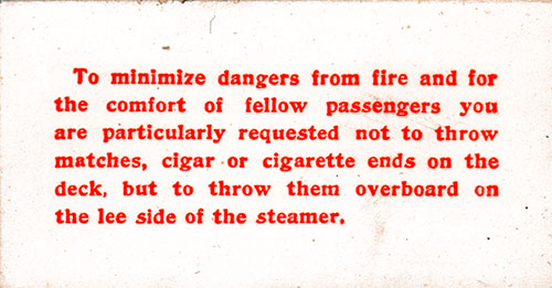 Fire Dager Warning Sticker