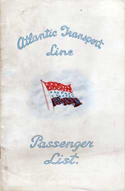1930-07-12 Passenger Manifest SS Minnekahda