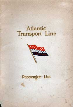 1927-06-11 Passenger Manifest for the SS Minnesota