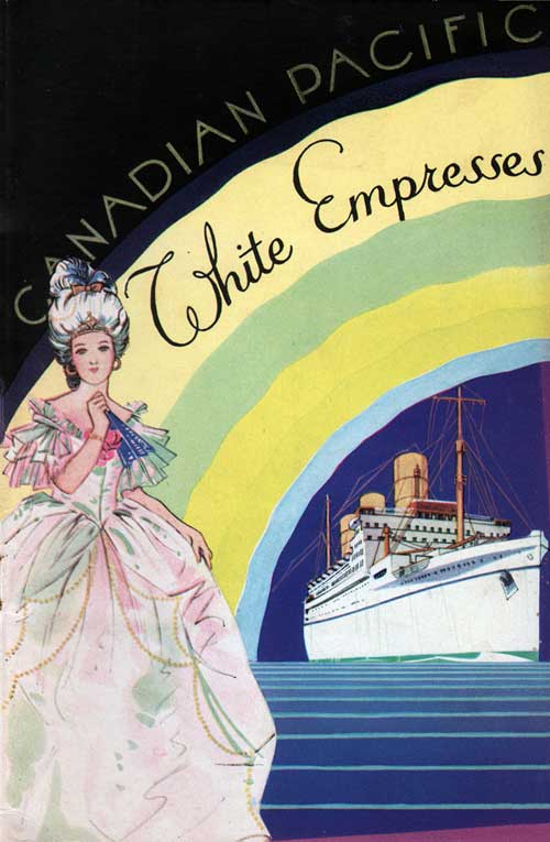 Front Cover, SS Empress of Australia Passenger List - 16 June 1937