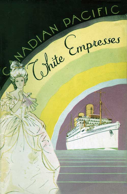 Front Cover - 24 August 1937 Passenger List, SS Empress of Australia, Canadian Pacific (CPOS)