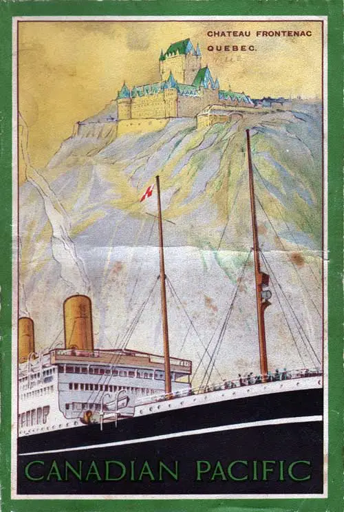 1924-05-23 SS Marloch Passenger List Cover