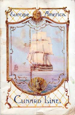 Passenger List, Cunard Line RMS Caronia 1919