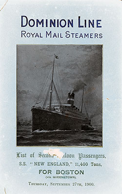 1900-09-27 SS New England