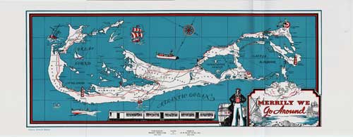 Map of Burmuda, 1936
