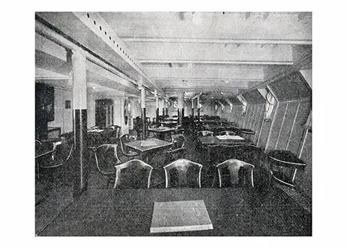 SS Albert Ballin View of the third Class Ladies' Social Hall.