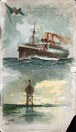Passenger Manifest, SS Hamburg, Hamburg America Line, September 1905