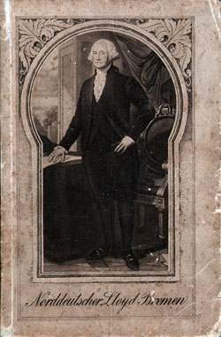 1912-10-19 Passenger Manifest for the SS George Washington 