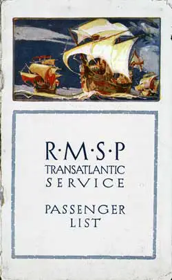 1924-07-06 Passenger Manifest for the SS Orca
