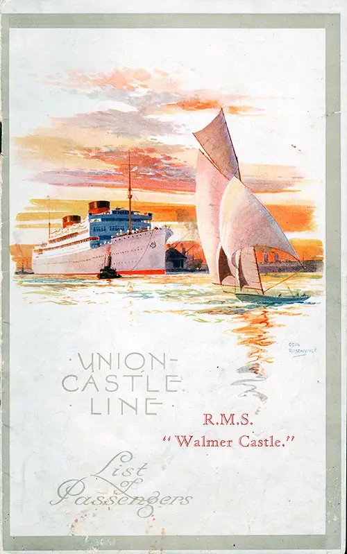 1929-11-29 RMS Walmer Castle