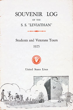 1925-08-25 Passenger Manifest for the SS Leviathan