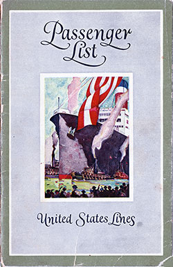 1926-09-24 Passenger Manifest for the SS Republic
