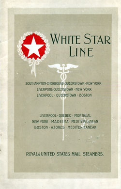 Passenger Manifest, RMS Adriatic, White Star Line, November 1919, Southampton to New York 