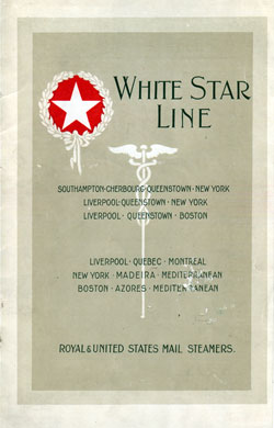 Passenger Manifest, RMS Adriatic, White Star Line, November 1919, Southampton to New York