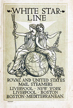 Front Cover, 1904-07-14 RMS Cretic Passenger List