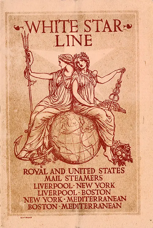 Passenger Manifest, White Star Line SS Cymric, 1906, Liverpool to Boston