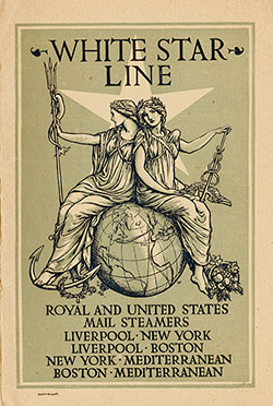 Passenger Manifest, White Star Line SS Cymric, September 1906, Liverpool to Boston