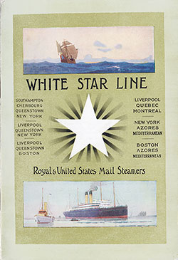 Passenger Manifest, SS Cymric, White Star Line, July 1910, Liverpool to Boston 